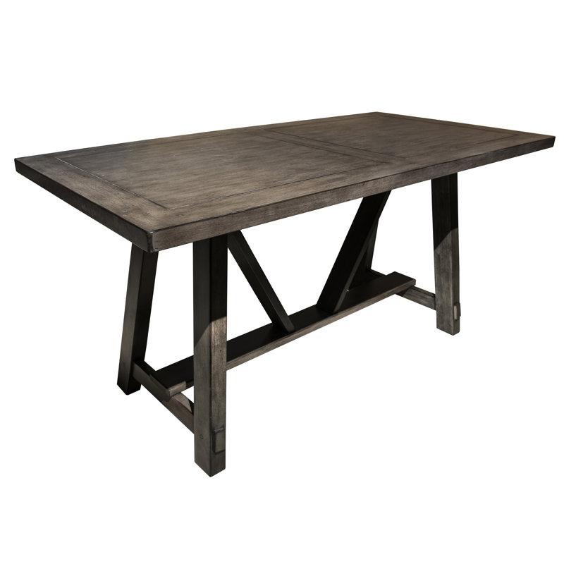 Leming Farmhouse Style Trestle Dining Table & Reviews Joss & Main